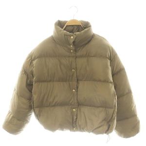 24AW HASELEY DOWN PA パッカブル アウター ブルゾン ショート丈 34 XS ベージュ