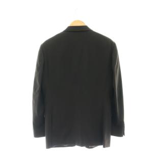 PAUL SMITH ウール シャドーストライプ テーラードジャケット 総裏地 ダークブラウン /MI OS SH