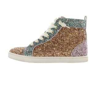 グリッター デザイン ハイカット スニーカー 36.5 マルチカラー /SR16