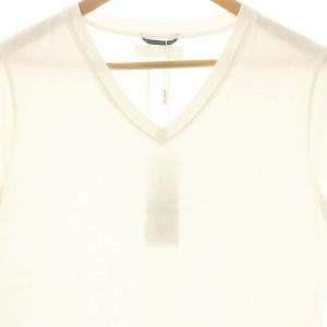 junhashimoto VネックTシャツ カットソー 半袖 3 ホワイト