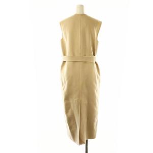 Max Mara cucito a mano ロングジレ 34 オフホワイト