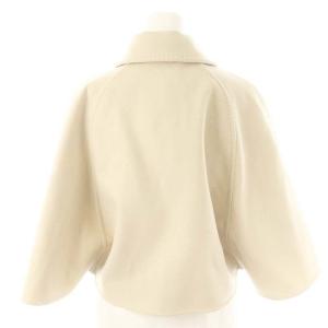 Max Mara cucito a mano ウールカシミヤケープ 34 ベージュ