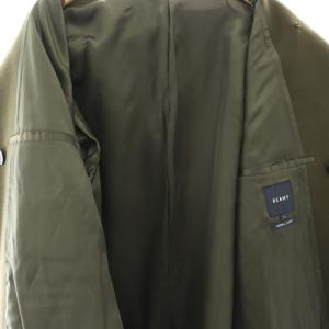 BEAMS フリースイージーピーコート アウター ダブル L カーキ 緑 グリーン /YQ OS