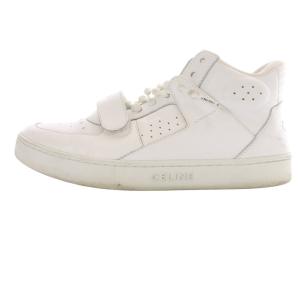 CT-02 ベルクロ ストラップ ミッドスニーカー 37 ホワイト