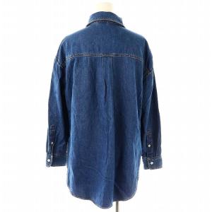 DRESSTERIOR ライトオンスデニムシャツ オーバーサイズ 34 青 ブルー