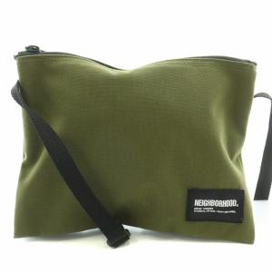 MINI RECTANGLE BAG ミニレクタングルバッグ ショルダーバッグ ナイロン ロゴ F カーキ