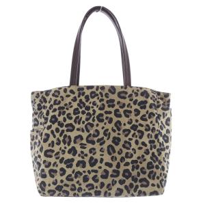 KANSEI トートバッグ レオパードバッグ ハンドバッグ 茶色 ブラウン /SR6