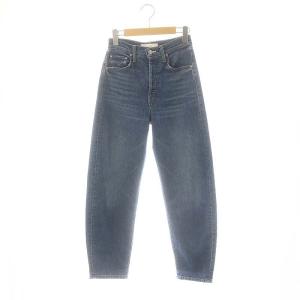 シュぺリオール THE CURBSIDE ANKLE デニムパンツ ジーンズ ボタンフライ 24 青 ブルー