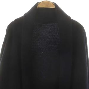 MUSE de Deuxieme Classe 24AW スムース ニットガウン ウール F ネイビー