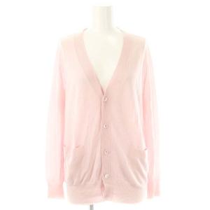 18G ニットカーディガン カシミヤ 1 ピンク /HK OS