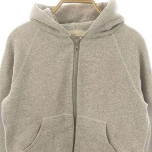 Drawer 裏起毛ジップアップパーカー スウェット 長袖 2 ライトグレー /DO OS