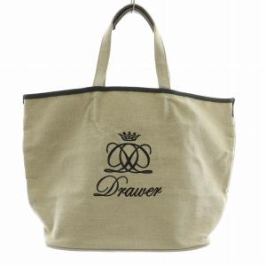 ノベルティ トートバッグ ハンドバッグ キャンバス ロゴ ベージュ /BB OF