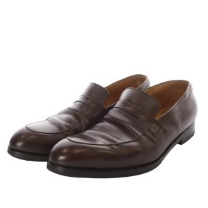 コインローファー スリッポン レザー 6E ブラウン /YO12 AD