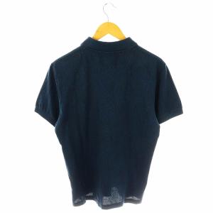 ETRO ペイズリー柄ポロシャツ 半袖 S 紺 /HK OS AD