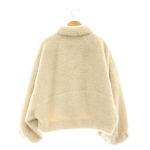 SNIDEL 23AW Sustainableボアショートコート ステンカラー F アイボリー /MI OS