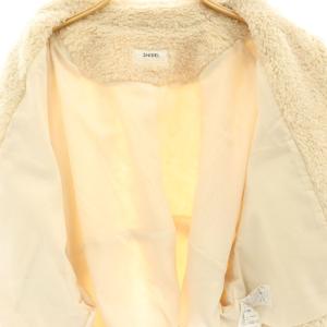 SNIDEL 23AW Sustainableボアショートコート ステンカラー F アイボリー /MI OS