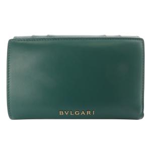 BVLGARI セルペンティ フォーエバー ラージウォレット グリーン パープル 291854