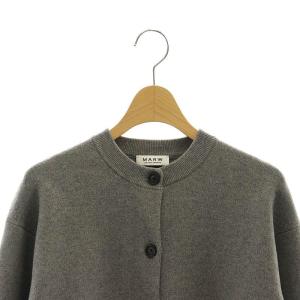 UNITED ARROWS マルゥ MARW 24AW クルーネック ニット カーディガン 長袖 グレー
