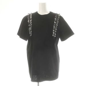 SUSPENDER TEE Tシャツ カットソー 半袖 38 ブラック オフホワイト