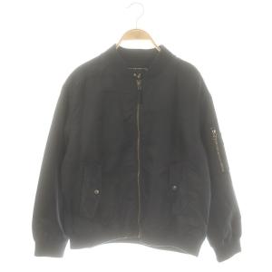 24SS WN67 BLOUSON ミリタリーブルゾン ジャケット 36 ブラック /DF OS