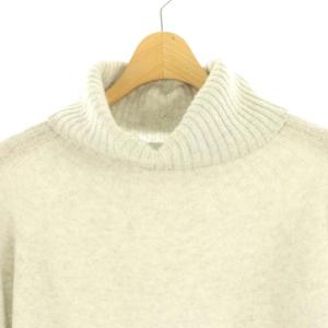 IENA 23AW ドルマンハイネックプルオーバー セーター ニット ウール グレー /KO OS