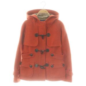 ショートダッフルコート アウター ウール 38 オレンジ /NR OS