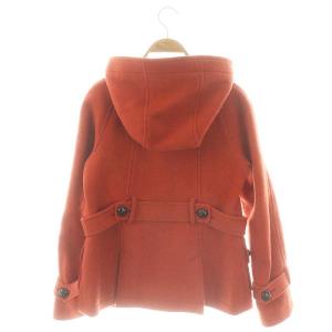 BURBERRY BLUE LABEL ショートダッフルコート アウター ウール 38 オレンジ /NR OS