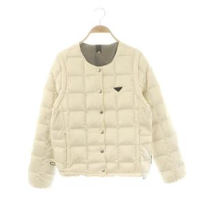 エクストラ EXTRA ナイロンダウンジャケット アウター L アイボリー /MF OS