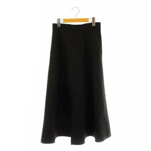 Deuxieme Classe PEEP スカート ロング丈 マキシ丈 フレア 36 黒 ブラック