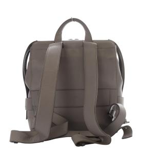 TUMI バッグ リュックサック デイパック レザー グレー