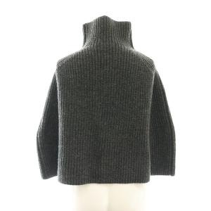 SAKULA ポンチョ ファインラムウール EX.FINE LAMBWOOL マント クロップド丈 ハイネック 38