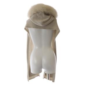 FOXEY フーディ ストール ライトグレー 40120