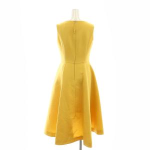 FOXEY BOUTIQUE 39514 レースワンピース ウール シルク混 38 イエロー