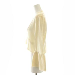 FOXEY BOUTIQUE 36534 ニットカーディガン カシミヤ 38 オフホワイト