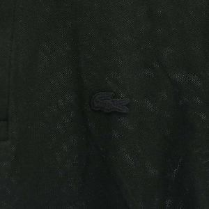 LACOSTE 24SS レギュラーフィットストレッチパリポロシャツ 3 黒