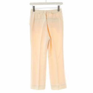 ANAYI 23SS ライトスラブフレアクロップドパンツ ストレート 36 ピンク