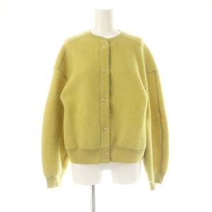 HALF ZIP BOA プルオーバー ニット セーター F マスタードイエロー /DO OS