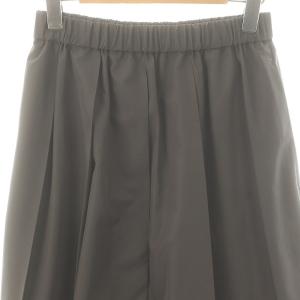 nagonstans 23SS レイヤードロングスカート フレア S ダークグレー /DF OS