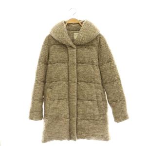 ウール ダウンコート アウター 3 ベージュ /YQ OS