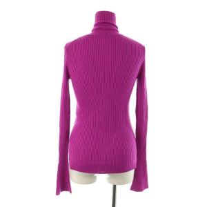 nagonstans 23SS リブハイネックニット プルオーバー 長袖 M ピンクパープル /DF OS