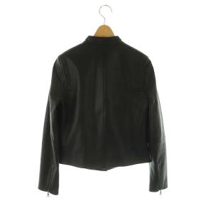 Theory LUXE LEATHER BAVEWICK N レザージャケット 革ジャン シングルライダース S 黒 ブラック