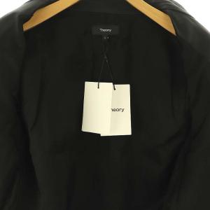Theory LUXE LEATHER BAVEWICK N レザージャケット 革ジャン シングルライダース S 黒 ブラック