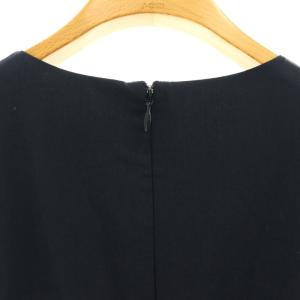 Theory タグ付き 24SS Sleek Poplin PLT SK Midi DR ドレス ワンピース ノースリーブ ロング プリーツ