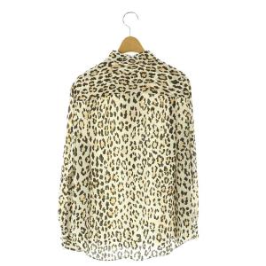Theory 23SS CLASSIC LEOPARD OS BLOUSE ブラウス シャツ 長袖 ヒョウ柄 レオパード