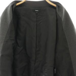 Theory Sleek Saxony Varsity JKT ジャケット ブルゾン S チャコールグレー /AQ OS