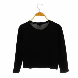 TOCCA CANDY CLOVER KNIT カーディガン ニット 長袖 クルーネック SX 黒 ブラック /KO