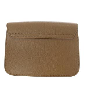 FURLA メトロポリス チェーンショルダー クロスボディ ショルダーバッグ ワンショルダー 斜め掛け レザー ベージュ