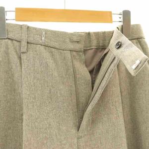 JOURNAL STANDARD relume 24AW ツイーディーツイルタックワイドパンツ 38 ベージュ /HK OS