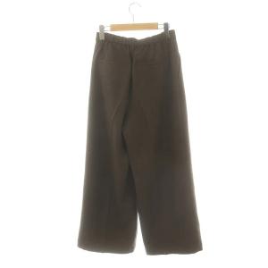 JOURNAL STANDARD relume 24AW ツイーディーツイルタックワイドパンツ 38 ブラウン