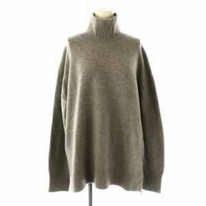 24AW 店舗・WEB限定 REPOS タートルニットプルオーバー セーター 長袖 38 グレー /DF